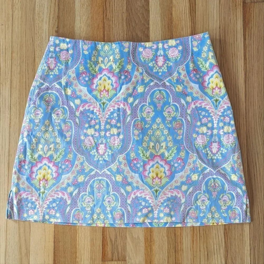 EP New York Pro golf tennis skirtโskort bright colorful pattern print